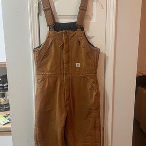 Carhartt Women's Loose Fit Washed Duck Insulated Biberall